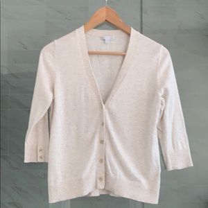 Gap vneck button up cardigan